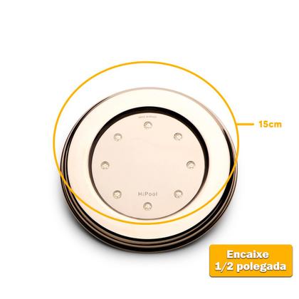 Imagem de Iluminação Piscina Refletor Inox Rgb Luz Colorida Alcance