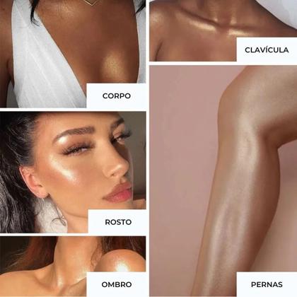 Imagem de Iluminador Corporal Bloomboost Dourado Bloom Bronzeado 120ml