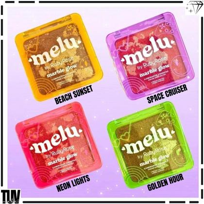 Imagem de Iluminador Cremoso Marble Glow Melu Ruby Rose 4 Opções Cores