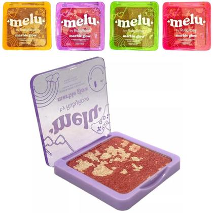 Imagem de Iluminador Cremoso Marble Glow Melu Ruby Rose 4 Opções Cores