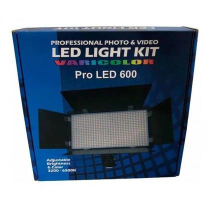 Imagem de Iluminador de Led 600 Com Tripé + Fonte Bicolor Youtuber Somita