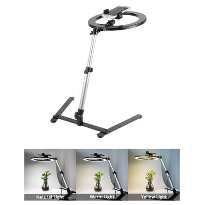 Imagem de Iluminador de Led Ring Light 10 Polegadas com Suporte de Mesa