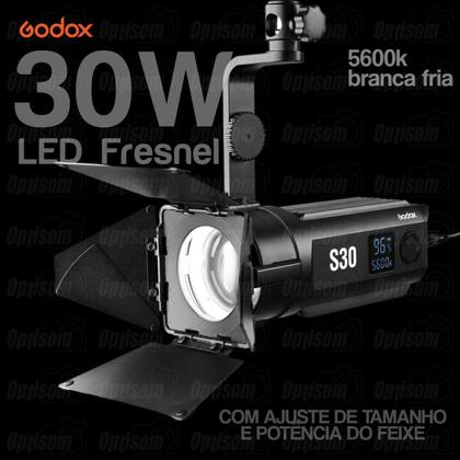 Imagem de Iluminador Fresnel Led Godox S30 30w 5600k