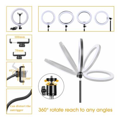 Imagem de Iluminador Ring Light 26cm Luz Led Selfie Make Profissional