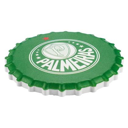Imagem de Ímã Cerâmica Forma Tampa Garrafa 7.5cm - Palmeiras