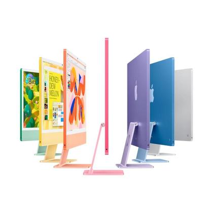 Imagem de iMac Apple Tela Retina 24" 4.5K, Chip M4, CPU 10 Núcleos, GPU 10 Núcleos, Neural Engine de 16 Núcleos, 16GB RAM, 256GB SSD, Azul - MWV13BZ/A