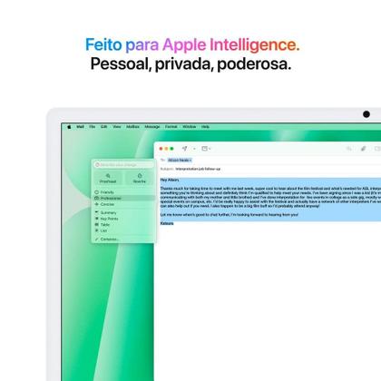 Imagem de iMac Apple Tela Retina 24" 4.5K, Chip M4, CPU 10 Núcleos, GPU 10 Núcleos, Neural Engine de 16 Núcleos, 16GB RAM, 512GB SSD, Verde - MWV03BZ/A