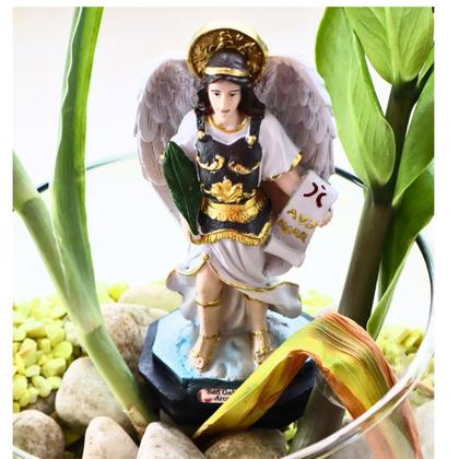 Imagem Arcanjo Gabriel resina nacional 15cm - SACRARIUM Imagem de Imagem Arcanjo Gabriel resina nacional 15cm