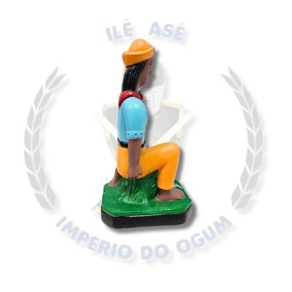 Imagem de Imagem de gesso umbanda 20cm - baiano corisco