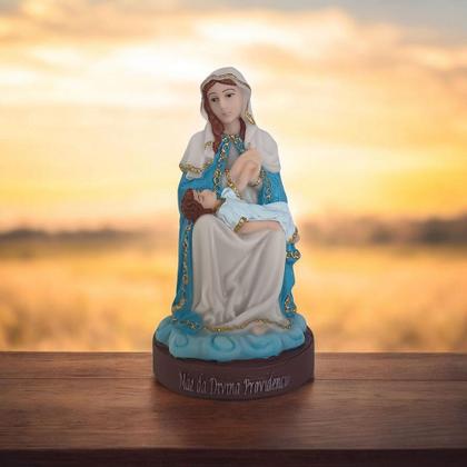 Imagem de Imagem de Nossa Senhora Mãe da Divina Providência 15cm em resina