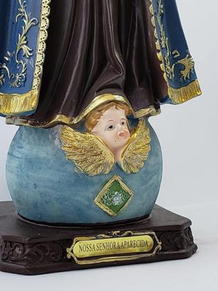 Imagem de Imagem de resina nossa senhora aparecida 30cm - Imporiente Com. Ext .Ltda