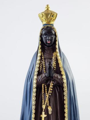 Imagem de Imagem de resina nossa senhora aparecida 30cm - Imporiente Com. Ext .Ltda