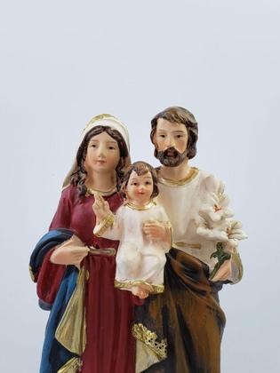 Imagem de Imagem de resina sagrada família 15cm - Imporiente Com. Ext .Ltda