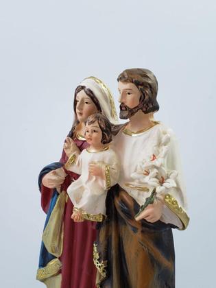 Imagem de Imagem de resina sagrada família 15cm - Imporiente Com. Ext .Ltda