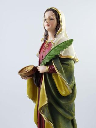 Imagem de Imagem de resina santa luzia 30cm - Imporiente Com. Ext .Ltda