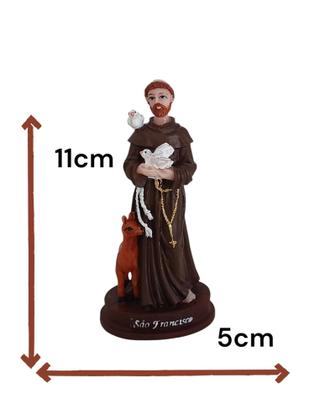 Imagem de Imagem de São Francisco de Assis 12cm resina