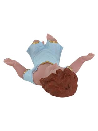 Imagem de Imagem do Santo Menino Jesus Presépio de Natal Manjedoura 15cm em resina