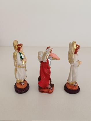 Imagem de Imagem do Trio de Anjos Arcanjos Miguel / Rafael / Gabriel  7cm resina