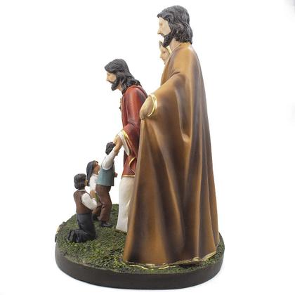 Imagem de Imagem Nos Braços da Sagrada Familia Importada Resina 30 cm