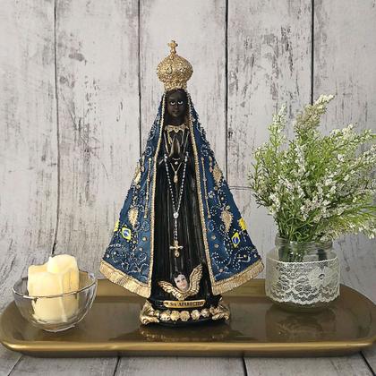 Imagem de Imagem Nossa Senhora Aparecida Resina 24 cm