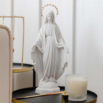 Imagem de Imagem Nossa Senhora das Graças Com Auréola Ouro G 32cm