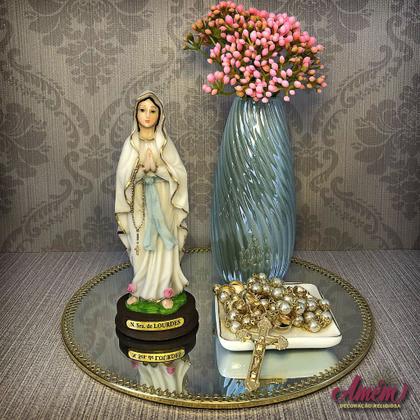 Imagem de Imagem Nossa Senhora de Lourdes Resina 14 cm