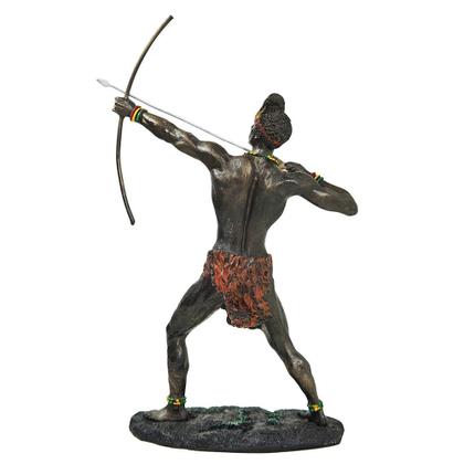 Imagem de Imagem Orixá Oxossi Estátua Santo Africano Umbanda de Resina