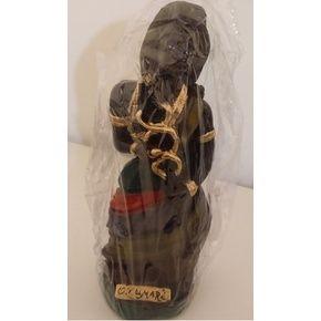 Imagem de Imagem Orixa Oxumare Escultura Gesso Estatua 21 Cm