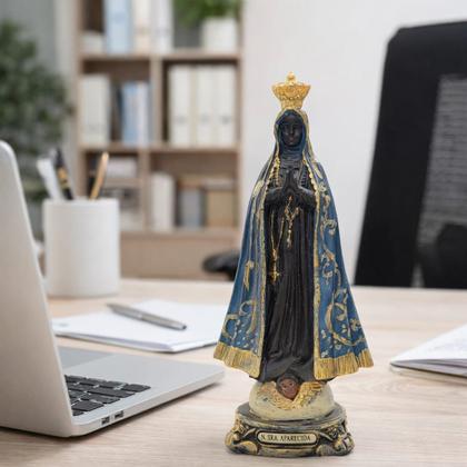 Imagem de Imagem Resina Nossa Senhora Aparecida 20cm