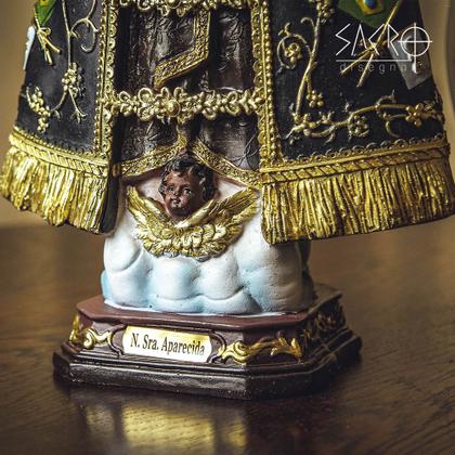 Imagem de Imagem Resina Nossa Senhora Aparecida Importada 40cm
