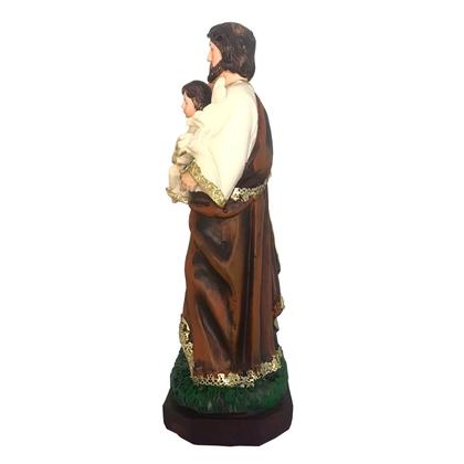 Imagem de Imagem Sacra Em Resina Da Sagrada Família De Nazaré De 20cm