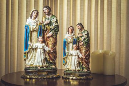 Imagem de Imagem Sagrada Família 30cm Resina Importada
