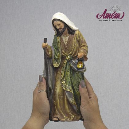 Imagem de Imagem Sagrada Familia Importada Resina 3 Peças 30 cm