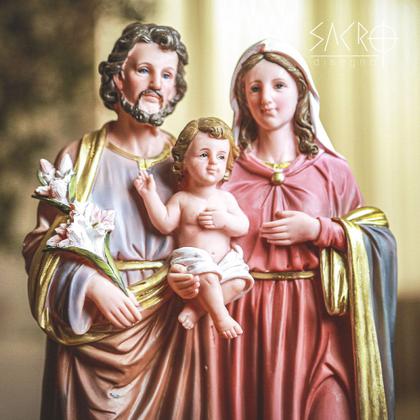 Imagem de Imagem Sagrada Família Resina 40cm Importada