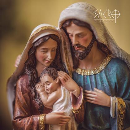 Imagem de Imagem Sagrada Família Ternura 30cm Resina Importada