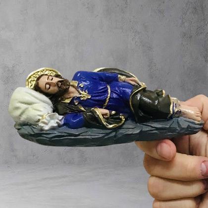 Imagem de Imagem São José Dormindo Resina 15 cm