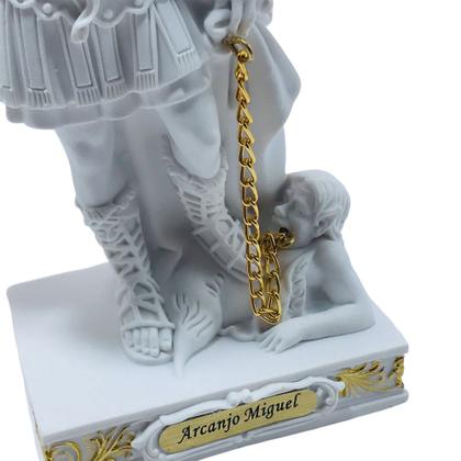 Imagem de Imagem São Miguel Arcanjo Monte Gargano com Coroa Resina 22 Cm