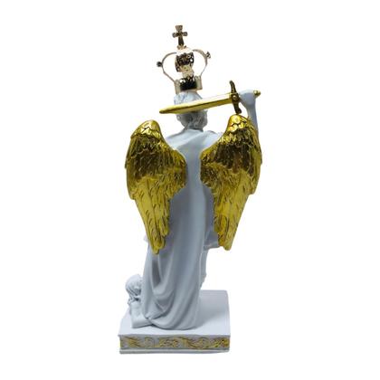 Imagem de Imagem São Miguel Arcanjo Monte Gargano com Coroa Resina 22 Cm