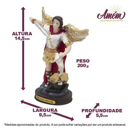 Imagem de Imagem São Miguel Arcanjo Resina 15 cm