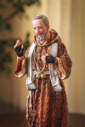 Imagem de Imagem São Padre Pio 30cm Resina Santo