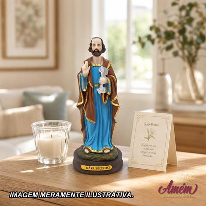 Imagem de Imagem São Pedro Resina 15 cm
