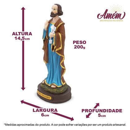 Imagem de Imagem São Pedro Resina 15 cm