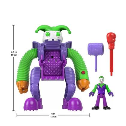 Imagem de Imaginext Batman Coringa Robô De Batalha HGX80 - Mattel