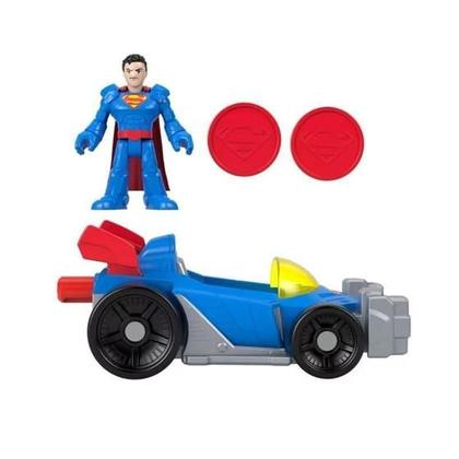 Imagem de Imaginext Boneco Superman Com Veículo Mattel JFJ69