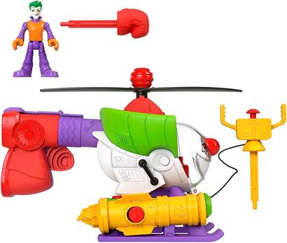 Imagem de Imaginext DC Super Friends Veículo The Joker Robo Copter HMV09 Mattel
