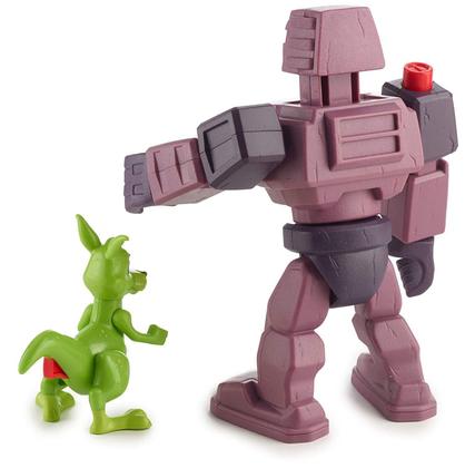 Imaginext Jovens Titans em Ação Mutano Canguru e Cinderblock