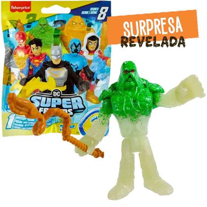 Imagem de Imaginext Mini Boneco Monstro do Pântano Brilha no Escuro DC - Mattel HML32