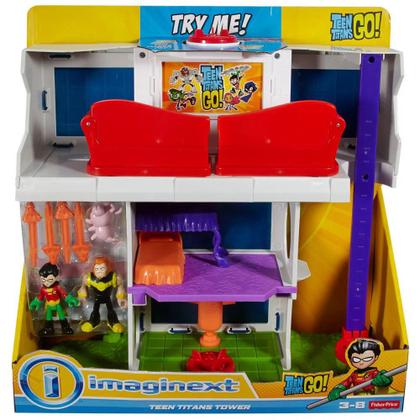 Imaginext - Teen Titans Go! Torre Dos Jovens Titãs Dtm81 - Fisher
