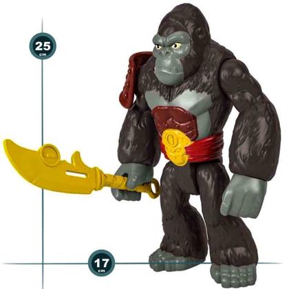 Imaginext XL Rei Gorila Gorilla King Mattel HLB72 - Boneco Batman