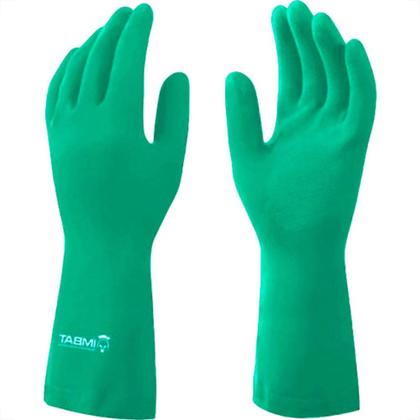 Imagem de Imbat Luva Latex  Forrada Verde 09 - Kit C/12 Pr